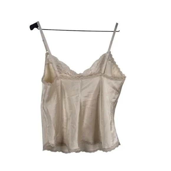 Maiden Form Something Special Cami Top Ivory Sz 36 Lace Bow Dainty Union Made - Picture 2 of 9